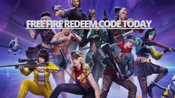 free fire redeem code today 2022